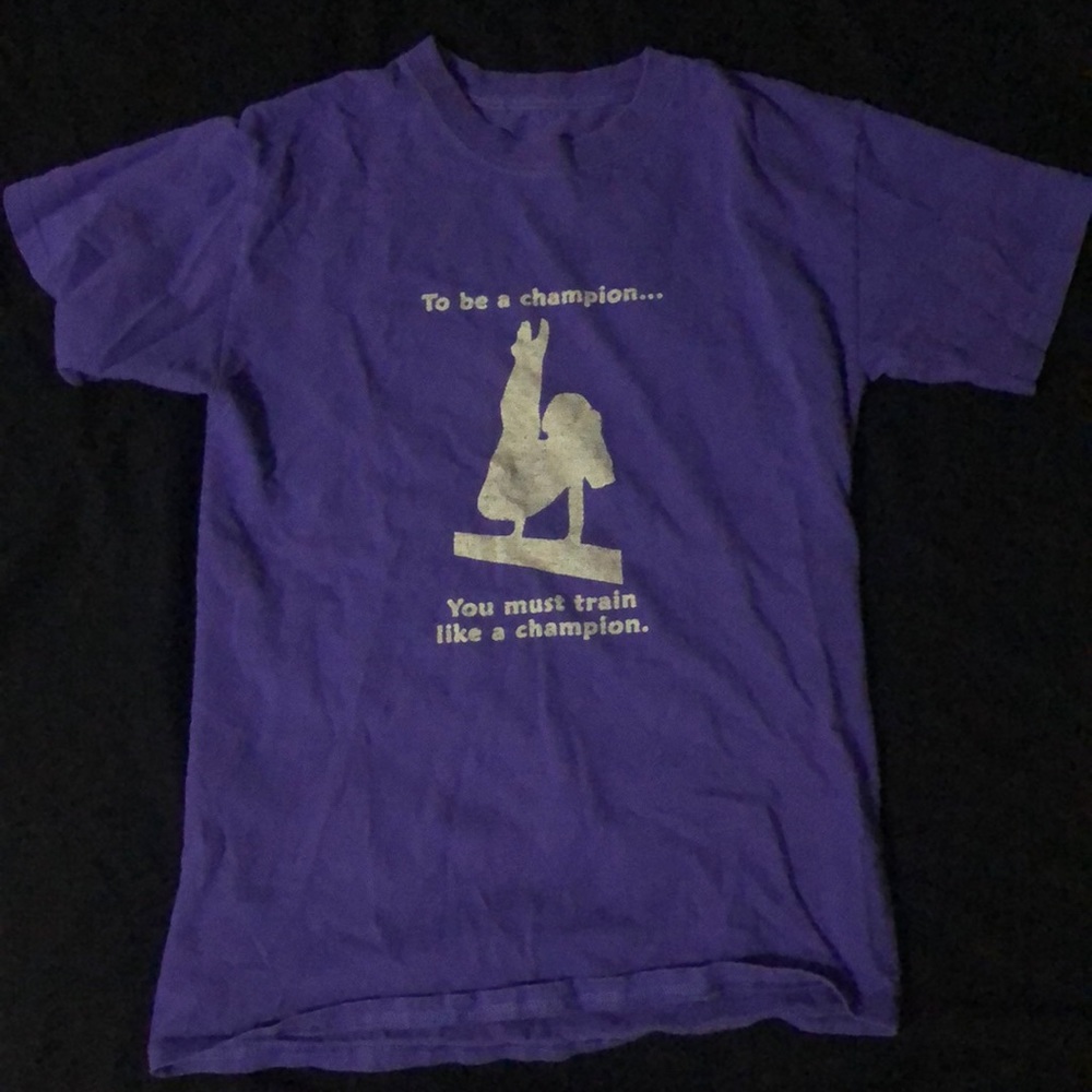 Cute cotton gymnastics t-shirt